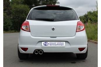Renault Clio III GT Einddemper - 2x90 Typ 17 FOX