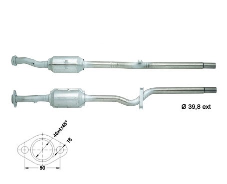 Fiat UNO 1.1ie 1108 cc 43 Kw / 58 cv 156C046 Magnaflow CAT Bouwj