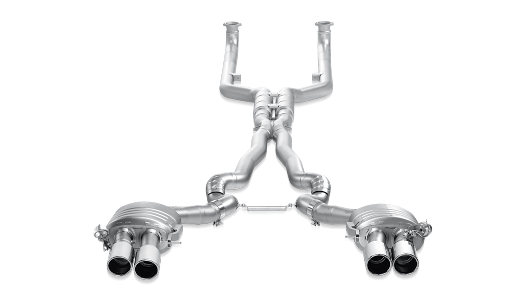 Akrapovic BMW M6 (F12, F13) “Evolution Line” Titanium Uiltaat Systeem