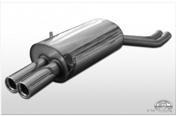 BMW E46 320/ 323/ 325/ 328/ 330 Einddemper double-flow - 2x76 Ty