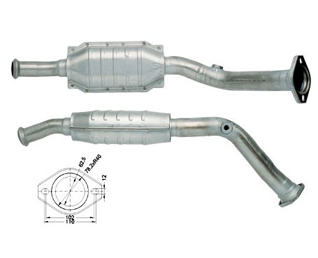 Citroen ZX 1.6i 1580 cc 66 Kw / 90 cv XU5JP Magnaflow CAT Bouwja