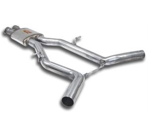 MERCEDES W212 E 63 AMG V8 09 –› Supersprint Centre exhaust R.- L