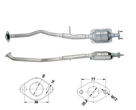 Hyundai ATOS 1.0i 999 cc 40 Kw / 54 cv 4HC Magnaflow CAT Bouwjaa