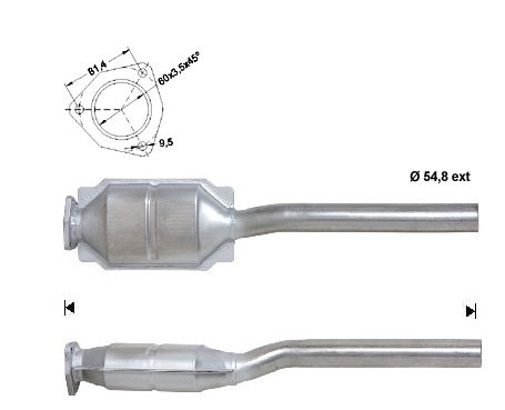 VW BORA 1.9TDi 4Motion 1896 cc 85 Kw / 116 cv AUY Magnaflow CAT