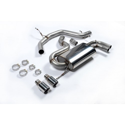 Milltek SEAT Leon 1P 2.0 TFSI 200-211pk cat-back systeem met dub
