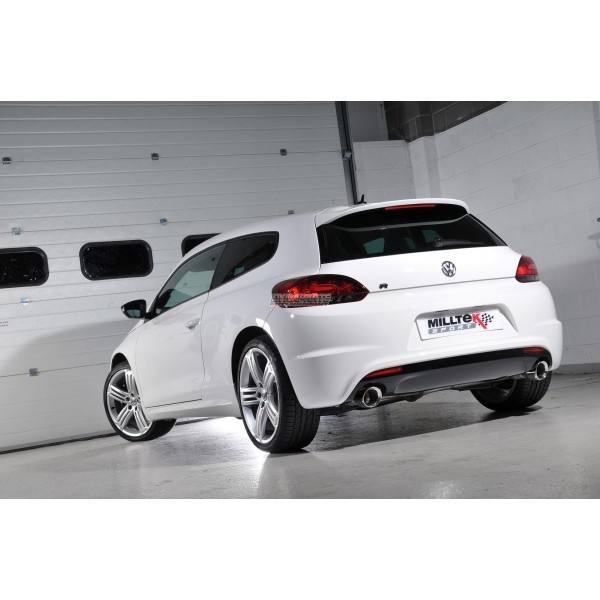 Milltek VW Scirocco GT 2.0 TSI 200pk turbo-back systeem met hi-f