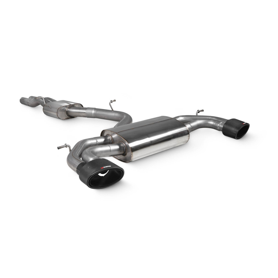 Audi RS3 8V Sportback 15 - 17 PFL Resonated cat-back system without valves