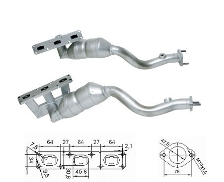 BMW Z3 2.2i 24V 2171 cc 125 Kw / 170 cv M54 E36 Magnaflow CAT Bo