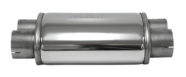 demper dUO ovaal 140/220 L=320mm 3 inch (76,1mm) Simons RVS