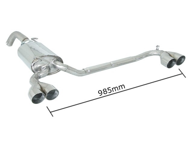 VW Golf IV Einddemper Ragazzon