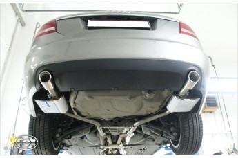 Audi A6 Typ 4F quattro Einddemper rechts/links 63,5mm - 1x90 Typ