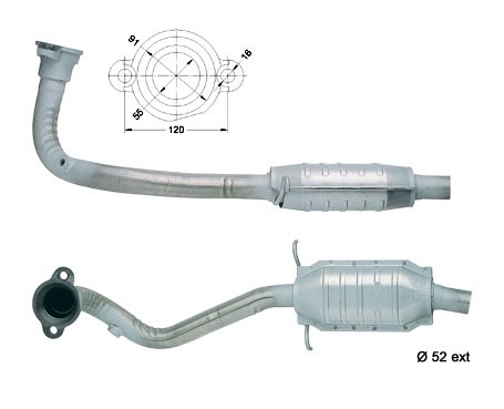 Ford FIESTA 1.6i 16V 1598 cc 66 Kw / 90 cv ZH16 Magnaflow CAT Bo