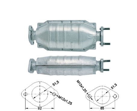 Mitsubishi COLT 1.3i 1298 cc 55 Kw / 75 cv 4G13 Magnaflow CAT Bo