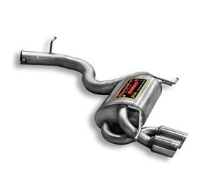 AUDI A3 S3 QUATTRO 2.0i TFSI 07 -> Supersprint Rear exhaust OO90