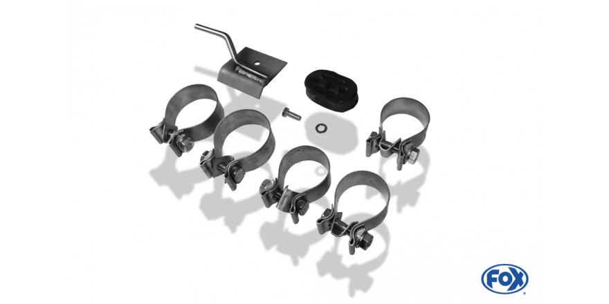 VW Golf IV Einddemper Uitgang rechts/links 63,5mm - 1x90 Typ 17