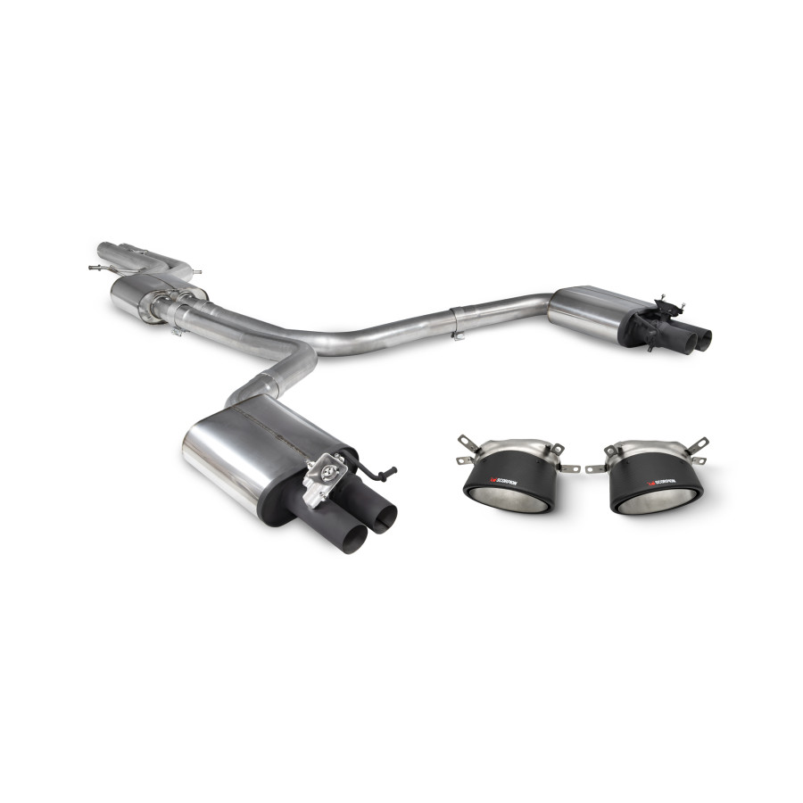 Audi RS7 C7 4.0 TFSI Biturbo Quattro Resonated half system with trims