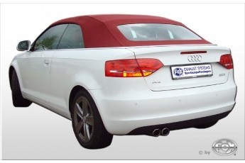 Audi A3 Typ 8P Einddemper 70mm eenzijdig - 2x76 Typ 17 FOX