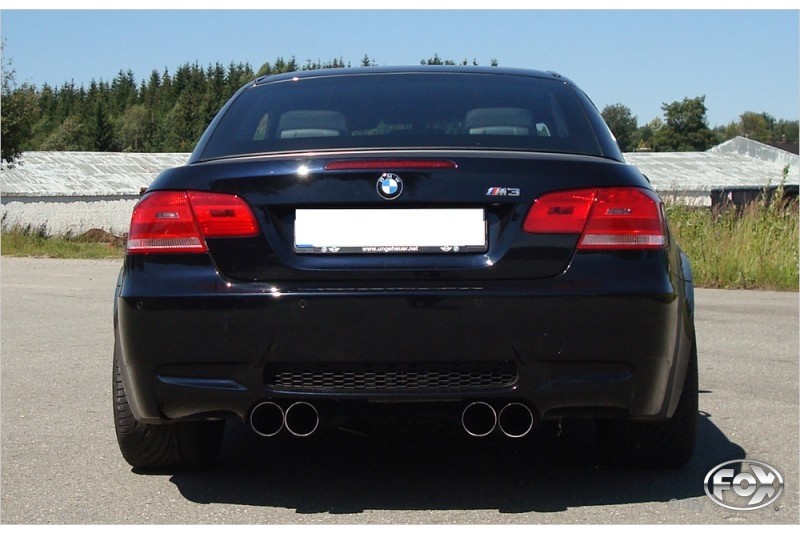 Einddemper BMW E92/E93 M3 Duplex 2x90mm