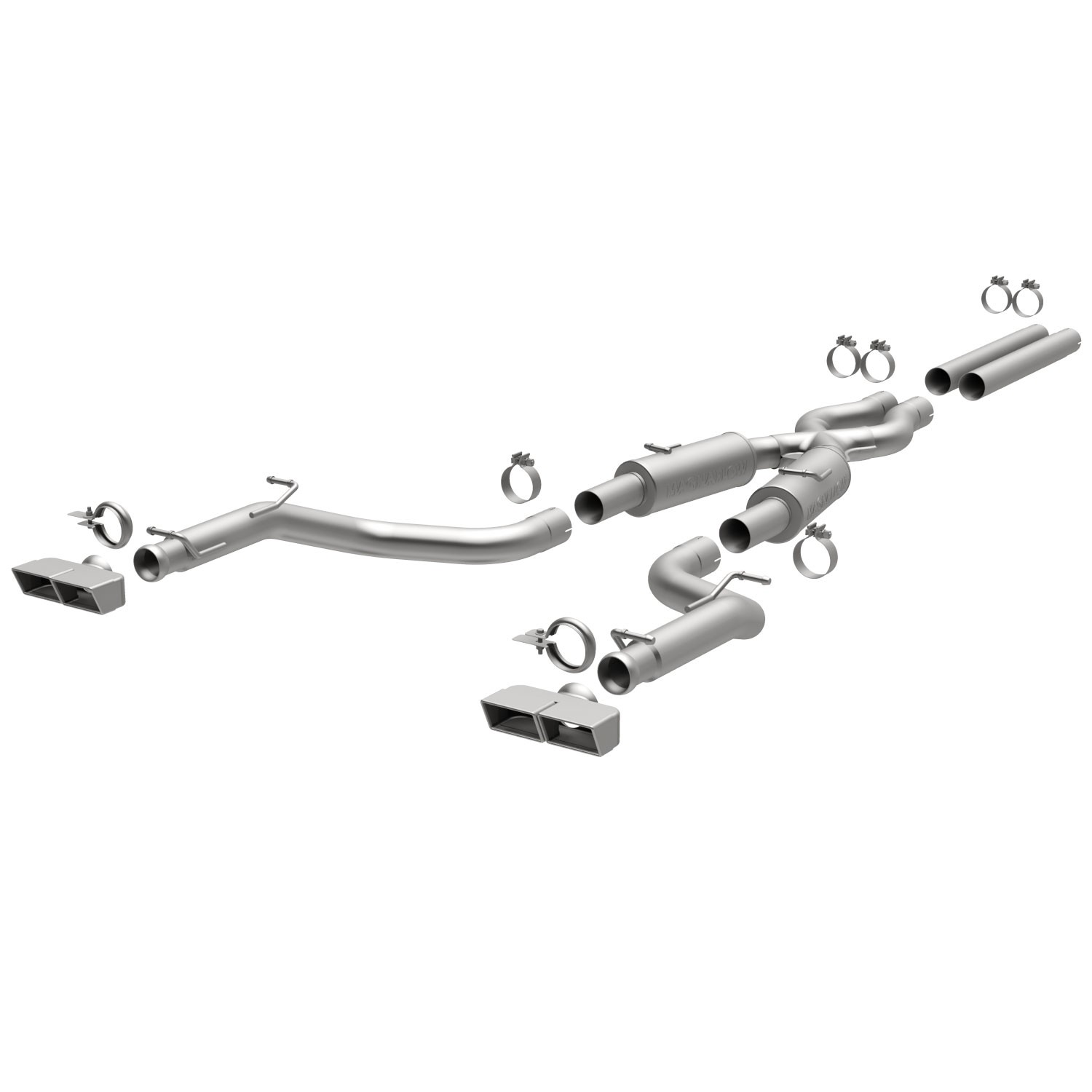 Dodge Cat-Back 08 Challenger SRT8 Quad Tip Magnaflow Cat-Back