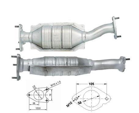 Ford MONDEO 2.5i V6 2544 cc 125 Kw / 170 cv MP25 Magnaflow CAT B