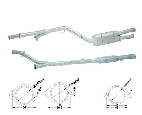 Mercedes S500 4973 cc 235 Kw / 320 cv W140 Magnaflow CAT Bouwjaa