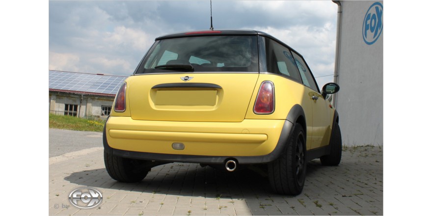 Mini One/ Cooper R50 Einddemper - 1x80 Typ 13 FOX