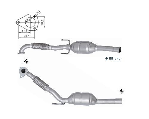 VW POLO 1.9TDI 1896 cc 96 Kw / 131 cv BLT Magnaflow CAT Bouwjaar