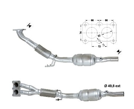 Seat TOLEDO 1.6i 16V 1595 cc 75 Kw / 102 cv BGU Magnaflow CAT Bo