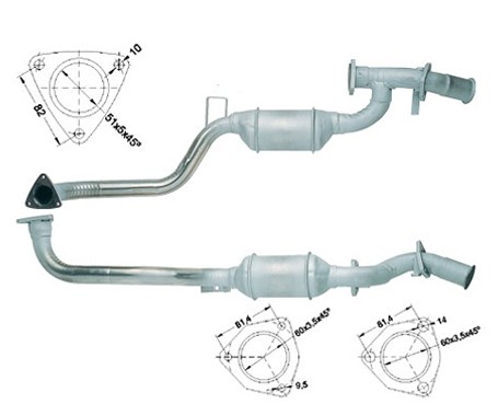 Audi A6 Quattro 2.8 V6 2771 cc 128 Kw / 171 cv AAH Magnaflow CAT