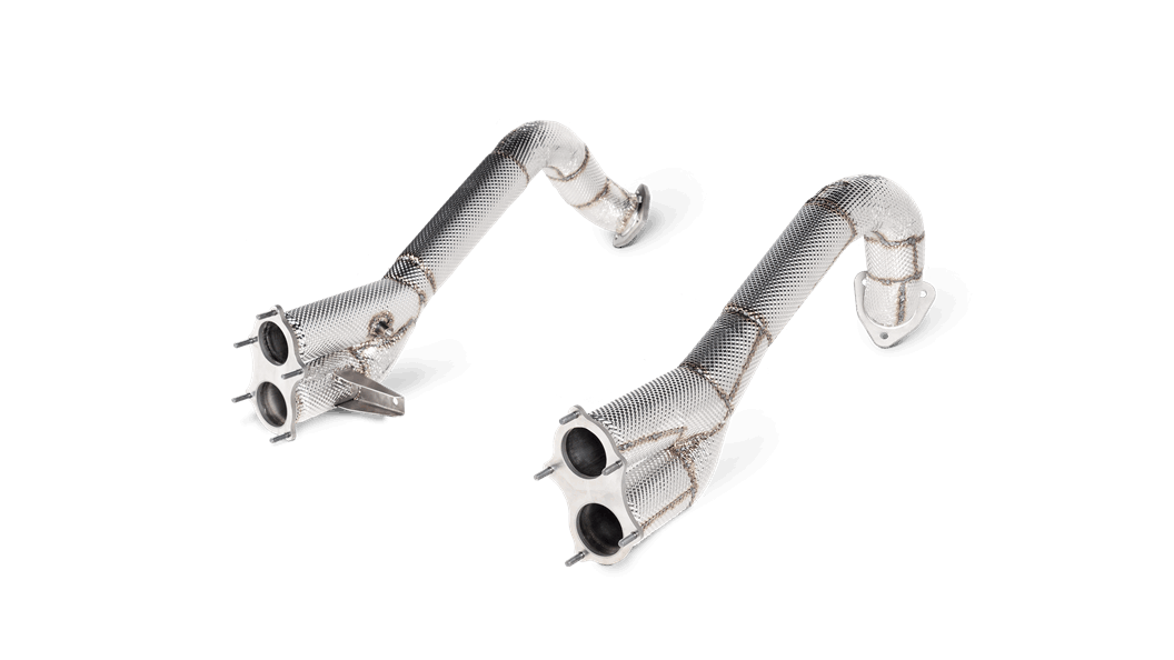 Akrapovic Porsche 718 Cayman Gts/Gt4 With Gpf (2021+) – Titanium Link Pipe Set