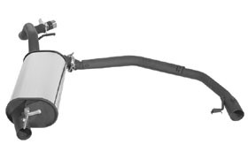 Seat Leon, Typ 1M, 2000=> Remus PowerSound Einddemper met manuel