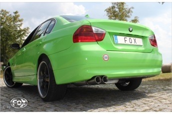 BMW E90/91 - 325i Einddemper - 2x80 Typ 24 FOX