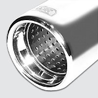 Einddemper Honda Civic 1996-2001 RVS eindstuk 100mm rond