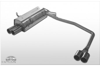 BMW E36 316/ 318/ 320/ 323/ 325/ 328 Einddemper Uitgang rechts/l