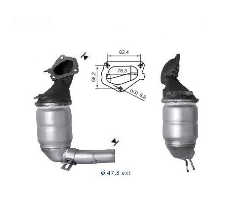 Fiat 500 1.3TD MJTD DPF 1248 cc 55 Kw / 75 cv 169A1000 Magnaflow