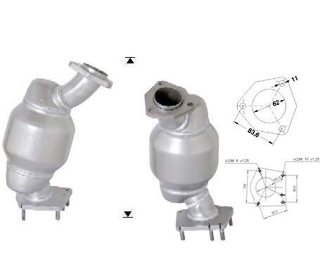 Saab 9-3 2.2TD TID 2171 cc 92 Kw / 125 cv D223L Magnaflow CAT Bo