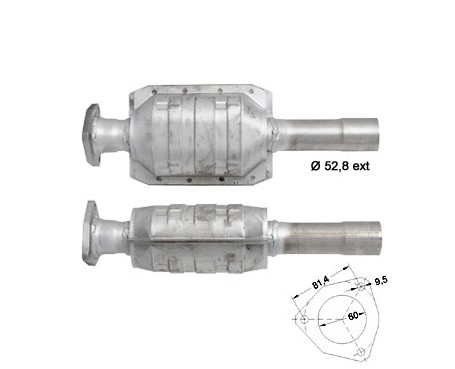 Fiat BRAVA 1.2i 16V 1242 cc 60 Kw / 82 cv 182B2000 Magnaflow CAT