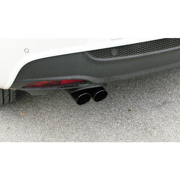 ALFA ROMEO MiTo 1.6 JTDm (120 Hp) 2008 -> 2015 Rear exhaust OO80 BLACK ENDPIPES