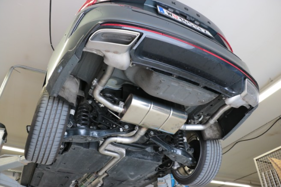 Skoda Octavia NX RS iV Rear silencer exit right/left