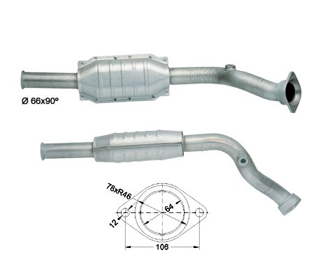Peugeot 405 1.6i 1580 cc 65 Kw / 89 cv XU5JP Magnaflow CAT Bouwj
