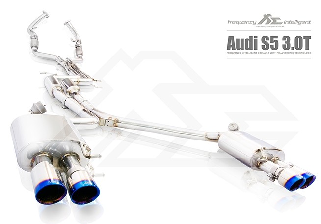 FI Exhaust Cat-Back Systeem Audi S5 8T 3.0TFSi Valvetronic