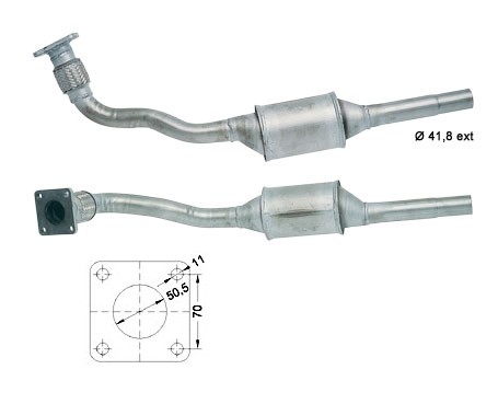 Seat INCA 1.9D 1896 cc 47 Kw / 64 cv 1Y Magnaflow CAT Bouwjaar: 