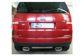 VW Touran Einddemper Uitgang rechts/links - 160x80 Typ 53 rechts