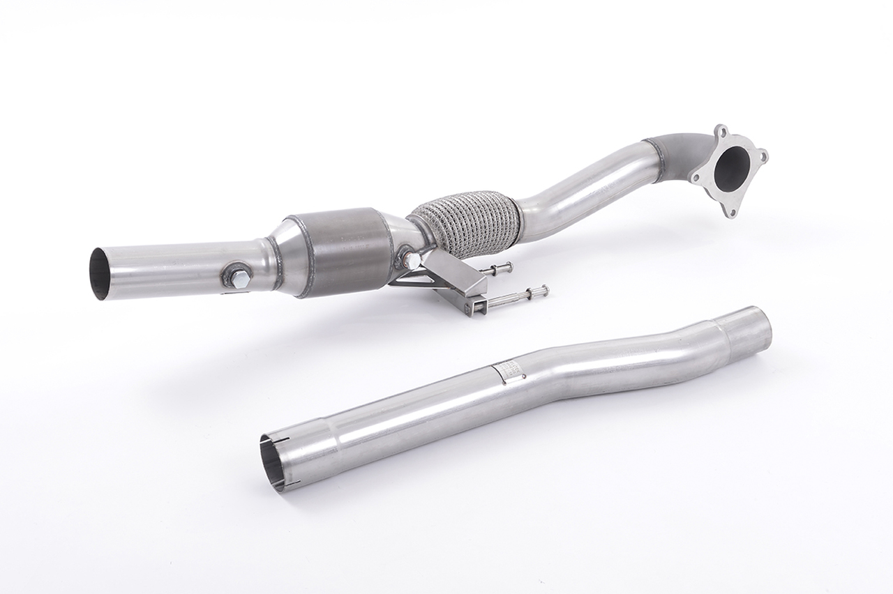 Milltek VW Jetta V 2.0 TFSI Large-bore downpipe met hi-flow spor