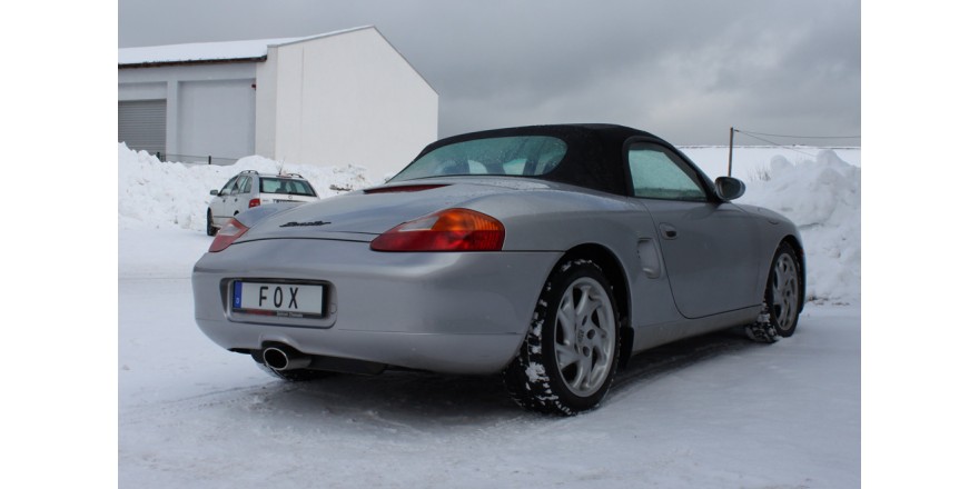 Porsche Boxster Typ 986 Einddemper - 140x90 Typ 32 midden FOX