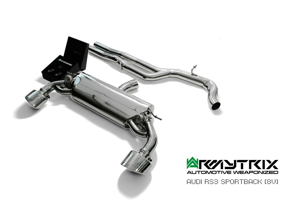 ARMYTRIX Audi RS3 (8V) Sportback Cat-Back (ss) Uitlaatsysteem