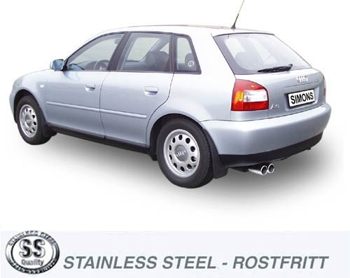 Simons Uitlaatsysteem af kat. VW Beetle 1998>
