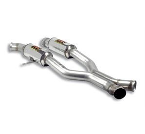 MERCEDES W164 ML63 AMG V8 06 –› Supersprint Central muffler + X-