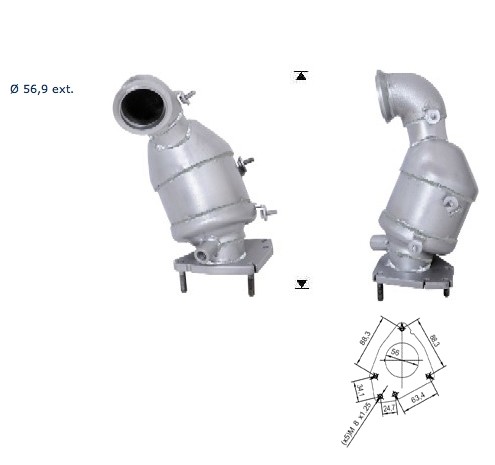 Saab 9-3 1.9TD TID DPF 1910 cc 110 Kw / 150 cv Z19DTH Magnaflow 