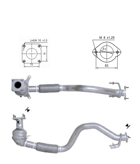 Audi A3 1.6i 16V FSI 1598 cc 85 Kw / 116 cv BAG Magnaflow CAT Bo